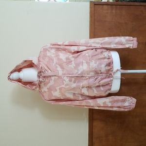 Pink Camouflage Windbreaker